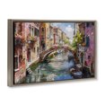 thumbnail image 3 of Stupell Industries Reflections of Venice Brown Framed Floater Canvas Wall Art design by LSR Creative Studio, 21 x 31, 3 of 9