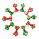 thumbnail image 5 of 20 piezas Coloridas horquillas navideñas Pinza para el cabello con lazo creativo Diseño de bowknot Adorno para el cabello Fiesta Barrettes Accesorios para el cabello para niños Niñas (Patrón surtido, 5 of 8