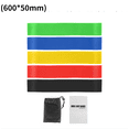 thumbnail image 1 of Kit De 5 Bandas Ligas De Resistencia Para Ejercicio Yoga Cardio Beat Multicolor, 1 of 1