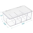 thumbnail image 4 of Papelera Organizadora de Cocina Perfecl Contenedor de Bocadillos Con Tapa, 4 of 8