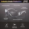 thumbnail image 3 of Gafas de seguridad PTCOL Crystal Clear, paquete de 28, antiarañazos, 3 of 6