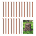 thumbnail image 1 of 25Pcs Copper Nails, 3.14 Inch Long Pure Copper Nails Bulk with Drill Bit, Remove Stake Nails Hardware Nails for Trees, 1 of 5