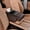 Coffee, variant on Multifunctional Pu Leather Car Armrest Box Mat with Cup Holder and Side Pockets, Universal Center Console Armrest Pad, Easy to Clean Interior Organizer for Cars Trucks Suvs