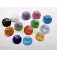 thumbnail image 5 of U8MO 10pcs 14mm Octagon 2 Hole Prism Faceted Crystal Glass Loose Connector Beads lot-#1 White AB, 5 of 5