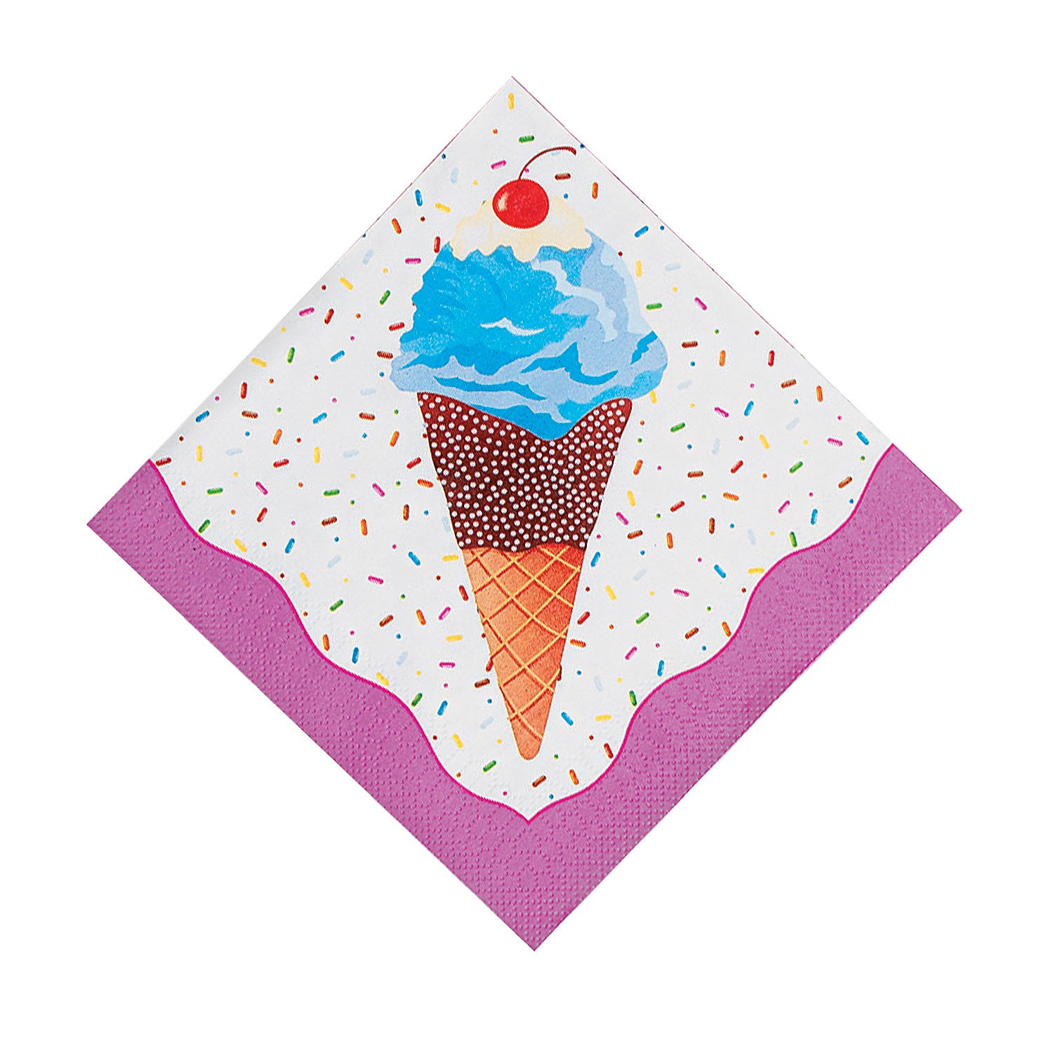 I Scream For Ice Cream Luncheon Napkins Party Supplies 16 Pieces