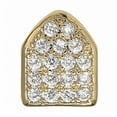 thumbnail image 1 of Single Tooth Grill Punk Hip Hop Plated Grillz Cap Grillz Rhinestone Teeth Grillz, 1 of 10