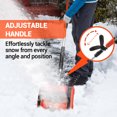 VOLTASK 20V 10Inch Cordless Snow Shovel Lightweight, Battery & Quick