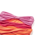 thumbnail image 4 of Femmes Été Mini Clubwear Bandeau Froncé Coloré Patchwork Tube Tops, 4 of 9