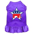 thumbnail image 1 of Republican Screen Print Dress Purple 4X (22), 1 of 1