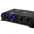 thumbnail image 3 of Pyle 90W 8 Ohm Bluetooth Mini Blue Compact Home Studio, Class T Amplifier, 3 of 10