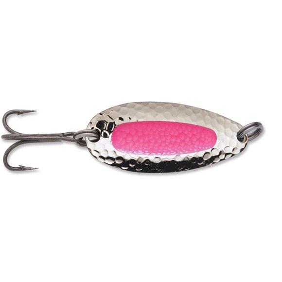 Blue Fox Pixee Spoon 1/2 oz., Nickel Plated/Flo. Orange Insert