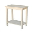 thumbnail image 5 of International Concepts Solid Wood Solano Accent Table Unfinished, 5 of 10