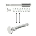 thumbnail image 3 of Unique Bargains Plunger Latches Spring Loaded Stainless Steel 6mm Head 6mm Spring 50mm Total Length , 2pcs, 3 of 3