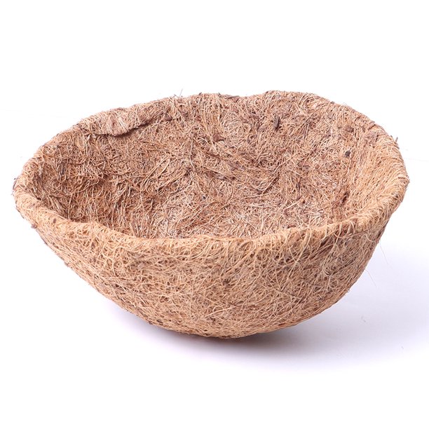 8 inch round replacement coconut palm for hanging basket liner garden planter walmart com tumbling tom