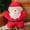 Santa Claus - 17.7in, variant on Christmas Pillow Circle Candy Throw Pillow Red White Pillow Xmas Room Decorations, Soft Winter Pillow Cute Plush Pillow for Couch Sofa Bed, 15 Inch