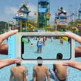 thumbnail image 4 of Naierhg 1 Set Waterproof Phone Bag Touchscreen Waterproof Anti-collision Transparent Cell Hone Waterproof Bag Green, 4 of 8