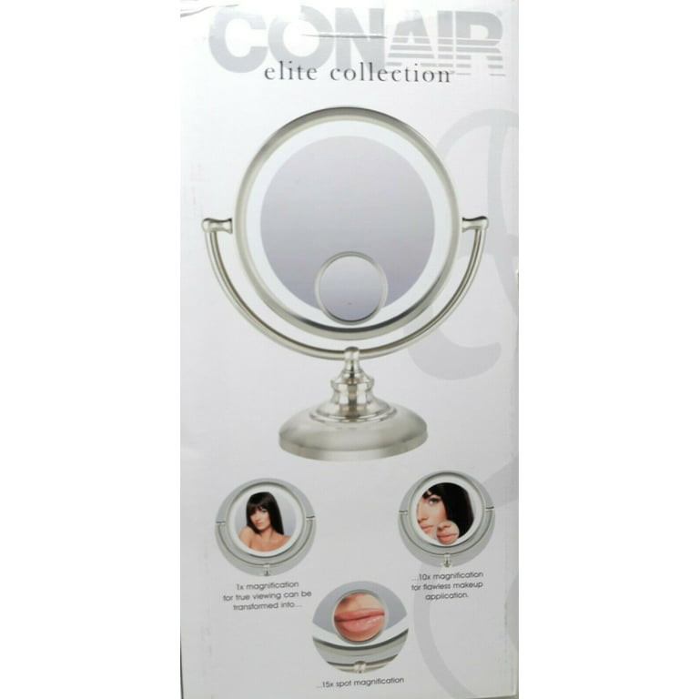 Double rechargeable 10X magnification luminous cosmetic mirror, Innoli –  Inshopping