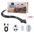 thumbnail image 2 of HLONK Jouet Télécommandé Réaliste Rc Rechargeable avec Contrôleur Infrarouge pour Enfants/chat Serpent Rechargeable Serpent à Fente Accessoire de Farce Réaliste, 2 of 8