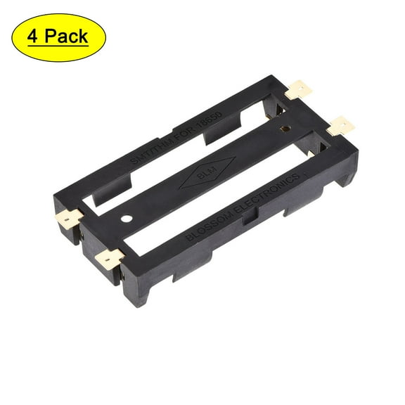 Battery Case Storage Box 2 Slots x 3.7V  Battery Holder for 2 x 18650 Battery 4 Pcs