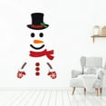 thumbnail image 6 of sdhkgrrt under $5 Wall Stickers, Non-woven Wall Stickers,Christmas Door Window Decals,Snowman Wall Paste,Shopping Mall Shop Decoration,Removable Holiday Decor, 6 of 6
