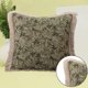 thumbnail image 4 of Funda de almohada decorativa con diseño de hortensias de granja y borlas blancas, funda de cojín cuadrada de jacquard delicado estilo europeo para sofá de dormitorio, 18 x 18 pulgadas, 4 of 5