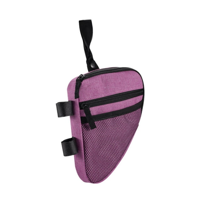 Bunblic Pochette de Rangement Eblow, Sac de Canne avant-Bras en Forme de Triangle, Pochette de Rangement Compacte pour Accessoires de Canne avant-Bras pour Clés, Téléphone Rose