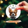thumbnail image 2 of Personalized Pembroke Welsh Corgi Christmas Ornament 2025 Name Pembroke Welsh Corgi Ornament, Gift for Dog Dad Dog Mom, Pembroke Welsh Corgi Portrait Wearing Glasses Ornament Keepsake nXmYvE, 2 of 6