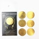 thumbnail image 1 of 10 Uds. Pegatinas para teléfono móvil antiradiación redondas dobles de oro de 24 quilates Ormromra LN-0469, 1 of 6