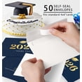 thumbnail image 3 of 50 Pack 4" x 6" Graduation Thank You Cards with Self-adhesive Envelopes and Gold Foil for College & High School Commencement, 3 of 7
