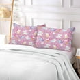 thumbnail image 5 of Coolnut Ice Cream Unicorn Pillowcase Standard Size, Super Soft Pillow Shams Covers, Plush Cozy Pillow Cases with Zipper, 20" X 26"（142） Home Decor Gifts, 5 of 6