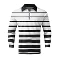 thumbnail image 2 of Gubotare Mens Winter Polos Long Sleeve Mens Polo Shirts Long Sleeve Polo Shirts for Men Golf Shirts Casual Clothes (White,M), 2 of 3