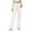 White, variant on Bibifish Womens Jeans Dark Brown Wide Leg Denim Pants High Waist Side Pocket Soft Relaxed Fit Casual Daily Outings Stylish Comfortable Jeans