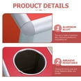 thumbnail image 3 of OULII Raffle Bowl For Tickets Aluminum Alloy Red Square Classic Look 1Pack, 3 of 7