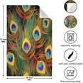 thumbnail image 3 of GZHJMY Soft Absorbent Reusable Kitchen Towels, Set of 1|28x18 in, Peacock Feather 2 Dining Kitchen Living Room Tea Towels Dish Towels Decorative Towels, 3 of 7
