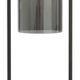 thumbnail image 2 of Benjara 21" Table Lamp- Cylinder Glass Shade- Round Base- Rustic Nickel Gray, 2 of 7