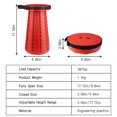 thumbnail image 2 of Banco Plegable ZTMT Portátil Ligero Ajustable Altura 18 cm, 2 of 4