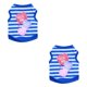 thumbnail image 1 of Billuyoard Ropa Camisa Chalecos de verano Beso Carta Traje Cuello Ropa Belleza Mascota Perro Teddy Chihuahua Cachorro azul S azul S 2Conjunto, 1 of 6