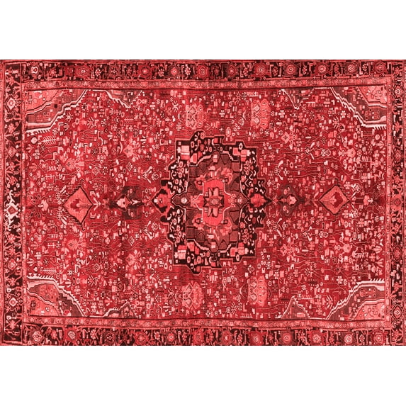 Ahgly Company Indoor Rectangle Persian Red Traditional Area Rugs, 2' x 4'