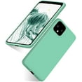 thumbnail image 1 of HAHDAXIA for Pixel 4 XL Case 6.3 inch (2019), Liquid Silicone Slim Design with Camera and Screen Protection Microfiber Lining, Silicone Case for Google Pixel 4 XL Case (Mint), 1 of 7