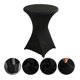 thumbnail image 2 of Cocktail Table Cover for Hotel, Wedding Event, Restaurant Banquet Decor, Solid Color, Round Tablecloth, Elastic Bar Cover, 2 of 10