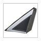 thumbnail image 2 of Guardabarros de Moldura Triangular de Esquina del Espejo Delantero Izquierdo 22774041 para SRX 2010-2016, 2 of 5