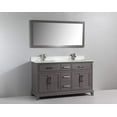thumbnail image 5 of Vanity Art 60" Double Sink Bathroom Vanity Set with Engineered Marble Top and Two Free Mirrors, 5 of 5