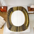 thumbnail image 5 of Homewish Neon Striped Queen Sheet Set (4-Piece) Modern Geometric Yellow Black Decor For Girls Boys, 5 of 7