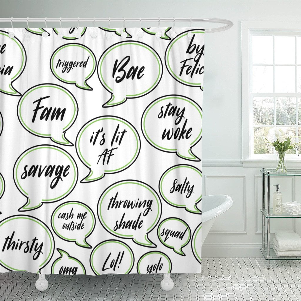 PKNMT Conversation Speech Bubbles of Current Teen Millennial Slang
