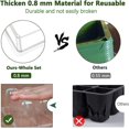 thumbnail image 3 of BRILLAR Mini kit de invernadero, 10 juegos de bandejas de plántulas de 120 celdas con cubierta duradera y ventilación para vivero de plantas, 3 of 5
