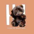 thumbnail image 2 of New Cute Bear Stuffed Animals, Lifelike Classic Teddy Bear, Soft Alpaca Wool Material, Premium Stuffed Animal Gift-YuJia 26s, 2 of 5