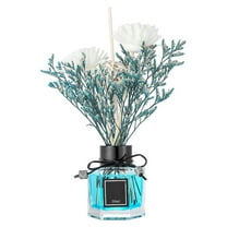 Mmeneyy Flower Diffuser For Home Decor - 50ml Glass Oil Diffuser Long Lasting Bathroom Fresheners Diffuser For Bathroom Decor Perfume