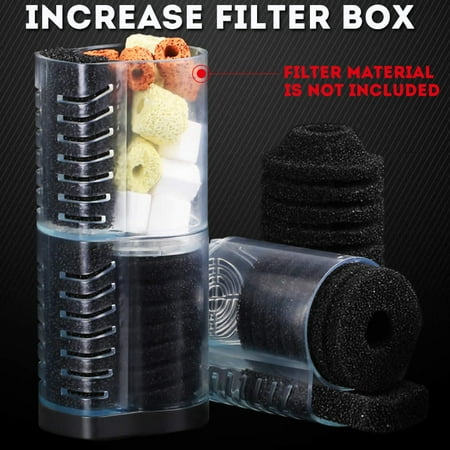 aquarium 2500l submersible oxygen internal pump filter fish 1000 water