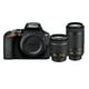 thumbnail image 2 of Cámara Digital Nikon  D3400 AF-P DX 18-55mm f/3.5-5.6G VR & AF-P DX NIKKOR 70-300mm f/4.5-6.3G ED MAS SDHC 16 GB, 2 of 2