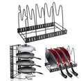 thumbnail image 3 of TOPINCN Frying Pan Organizer, Pot Pan Rack,Multi Tiers Pot Frying Pan Lid Storage Rack Organizer Kitchen Cookware Stand Holder, 3 of 7
